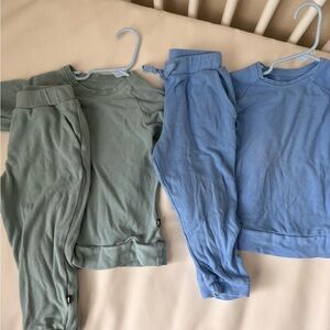 Kyte BABY Jogger Set Matching Sets in Sage and Sky Blue 3T